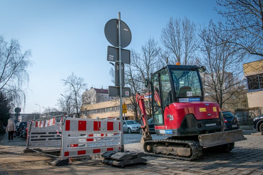 Remont wodociągu pod Inowrocławską