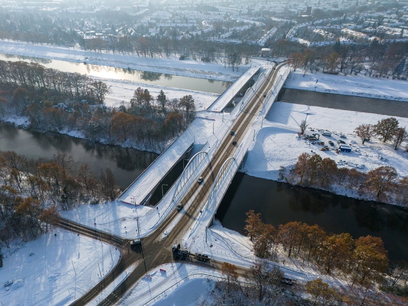 Nowe i stare mosty z drona, 2025