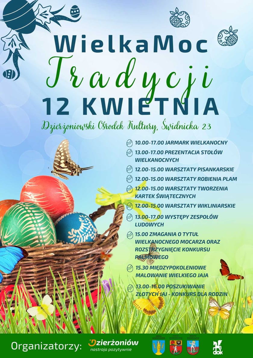Program jarmarku wielkanocnego w Dzierżoniowie
