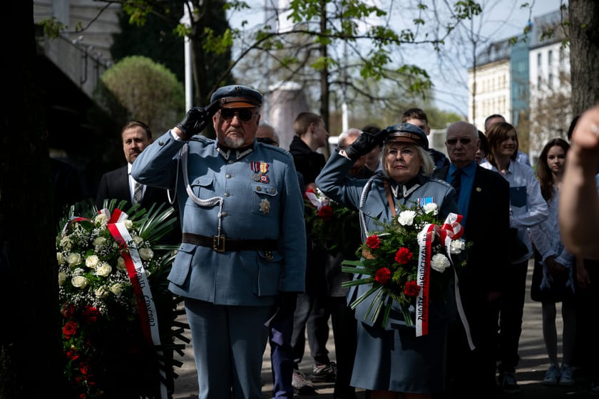 Uroczystości upamiętniające Ofiary Zbrodni Katyńskiej. Wrocław, 14 kwietnia 2025.