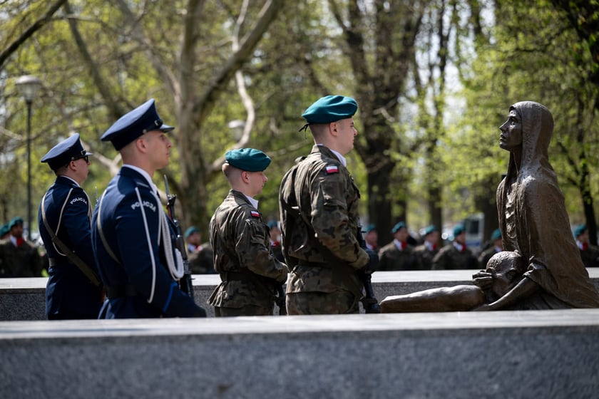 Uroczystości upamiętniające Ofiary Zbrodni Katyńskiej. Wrocław, 14 kwietnia 2025.