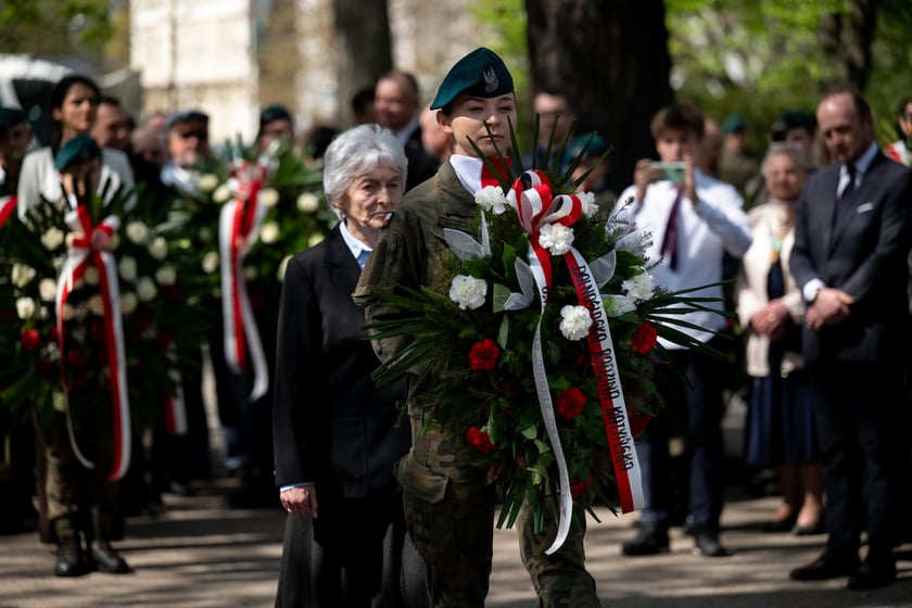 Uroczystości upamiętniające Ofiary Zbrodni Katyńskiej. Wrocław, 14 kwietnia 2025.