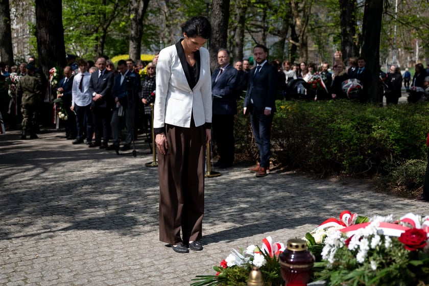 Uroczystości upamiętniające Ofiary Zbrodni Katyńskiej. Wrocław, 14 kwietnia 2025.