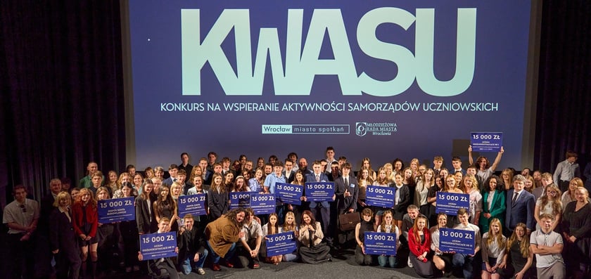 Gala konkursu „Wspieranie aktywności samorządów uczniowskich”