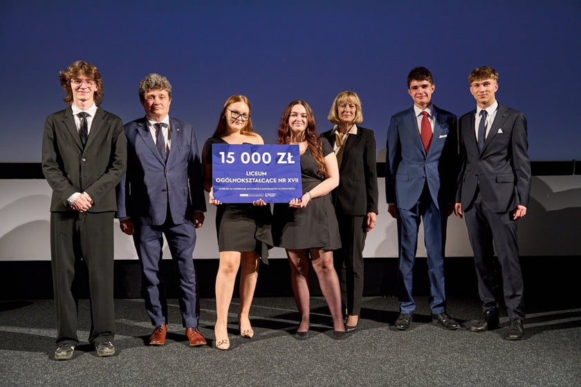 Gala konkursu „Wspieranie aktywności samorządów uczniowskich”