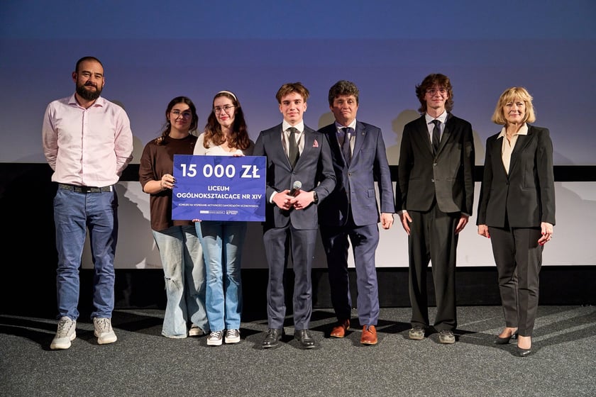 Gala konkursu „Wspieranie aktywności samorządów uczniowskich”
