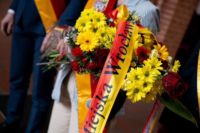 Pożegnanie Wojciecha Adamskiego w Kaplicy Rajców Miejskich Wrocławia w Kościele Garnizonowym