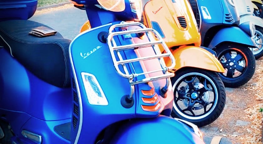 Skutery Vespa - zdjęcia z poprzedniej edycji zlotu ich miłośników