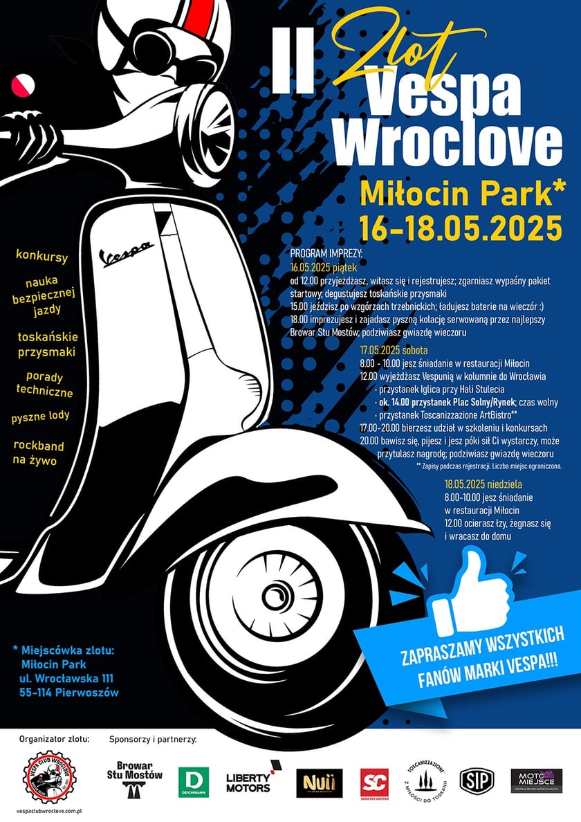 Powiększ obraz: Skutery Vespa - zdjęcia z poprzedniej edycji zlotu ich miłośników