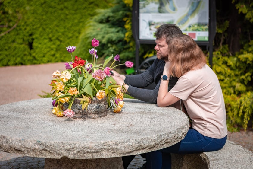 W Ogrodzie Botanicznym UWr 21 kwietnia 2025 roku