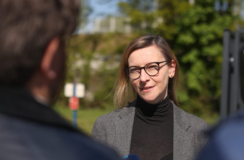 Briefing dotyczący przekazania rowerów z Biura Rzeczy Znalezionych wrocławskiego ZDiUM podopiecznym MOPS