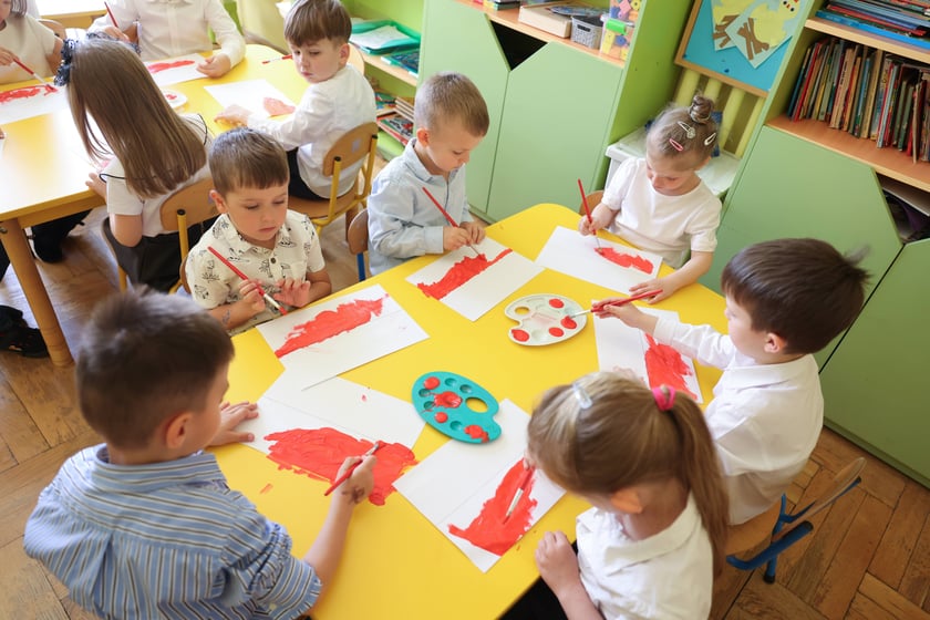 Biało-czerwony dzień w Przedszkolu nr 1 we Wrocławiu