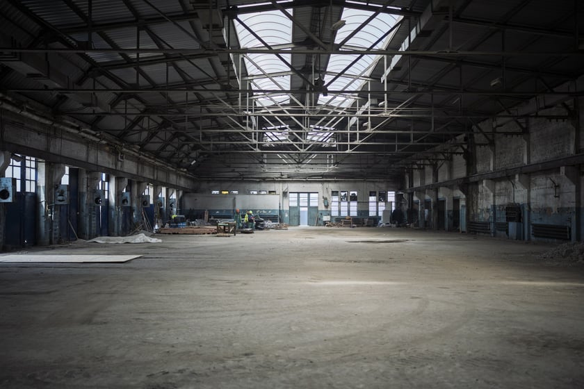 Hala pod nową siedzibę BWA Wrocław, marzec 2025