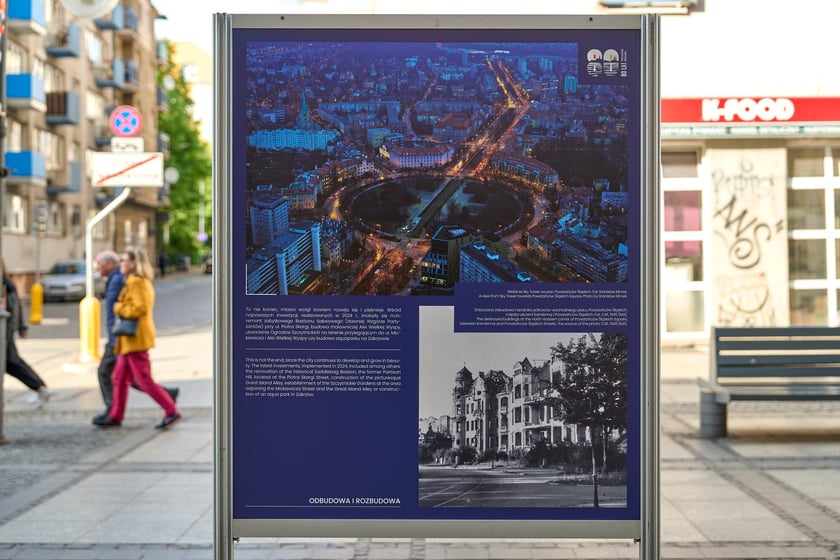 Wystawa  80 lat powojennego Wrocławia na ul. Oławskiej we Wrocławiu