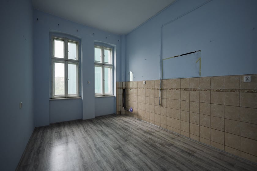 Wnętrza kamienic 1, 1a i 1b na Dworcowej we Wrocławiu