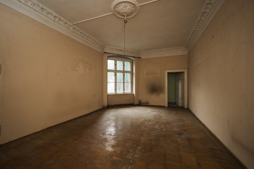 Wnętrza kamienic 1, 1a i 1b na Dworcowej we Wrocławiu