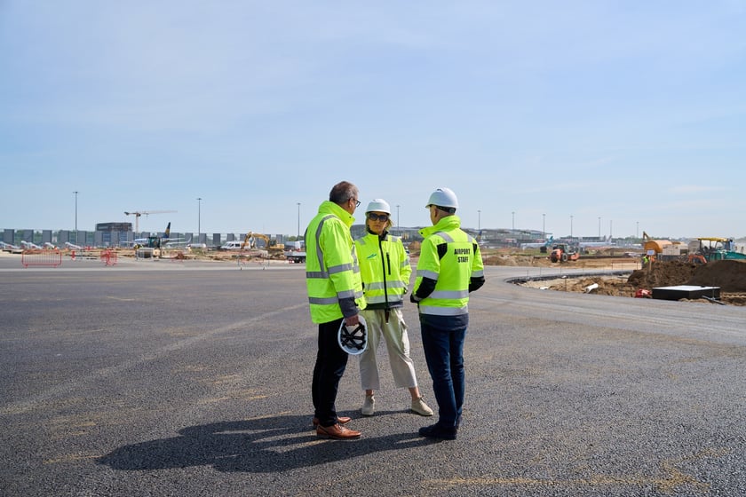 Rozbudowa części lotniczej, 14 maja 2025 roku