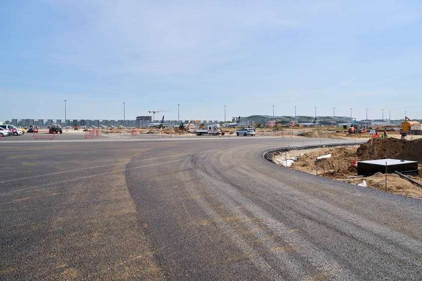 Rozbudowa części lotniczej, 14 maja 2025 roku