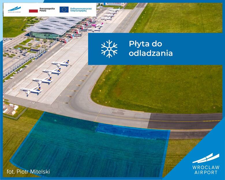 Plansza pokazująca element trwającej przebudowy