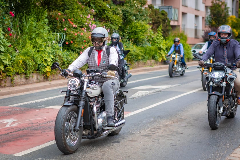 Distinguished Gentleman's Ride - stylowe i klasyczne motocykle przejechały przez Wrocław - 1 czerwca 2025 r.