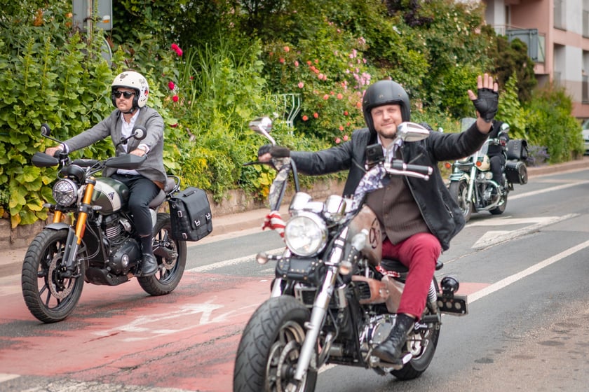 Distinguished Gentleman's Ride - stylowe i klasyczne motocykle przejechały przez Wrocław - 1 czerwca 2025 r.