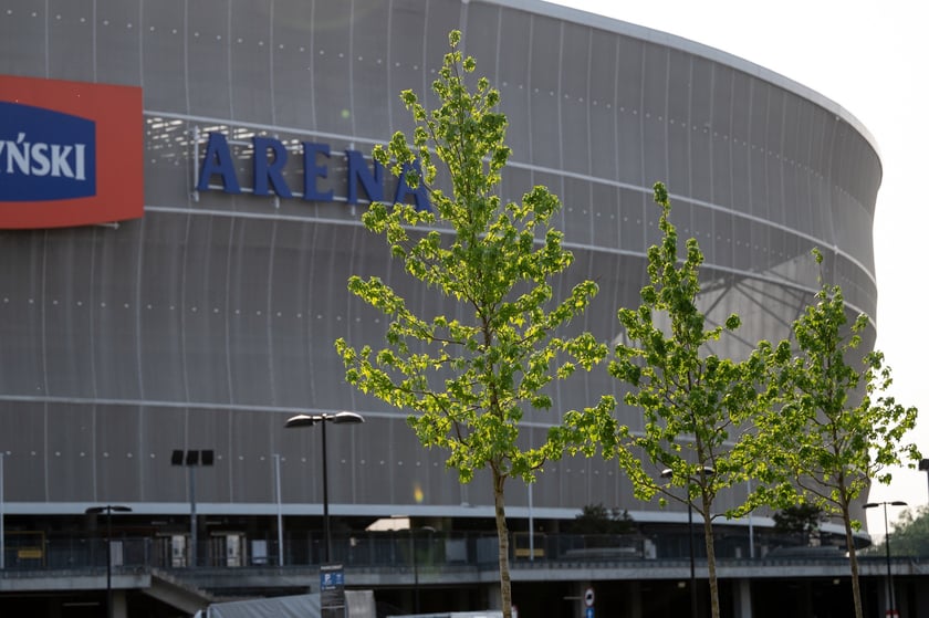 Wokół stadionu Tarczyński Arena pojawiły się zielone nasadzenia - w sumie 1800 nowych roślin