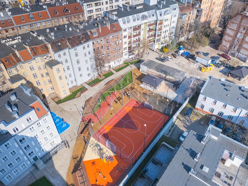 Podw&oacute;rko Wszystkich Mieszkańc&oacute;w - wizualizacja