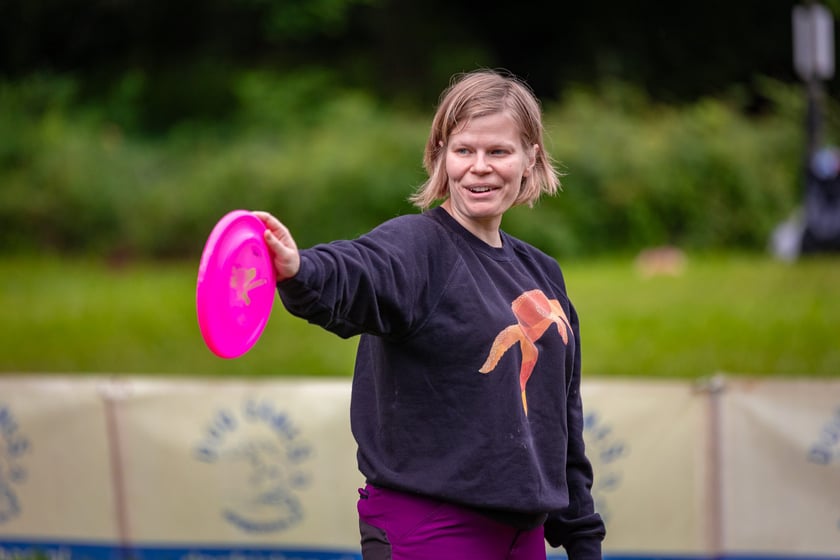 Mistrzostwa Polski Dogfrisbee 2025 - latające psy w parku Południowym