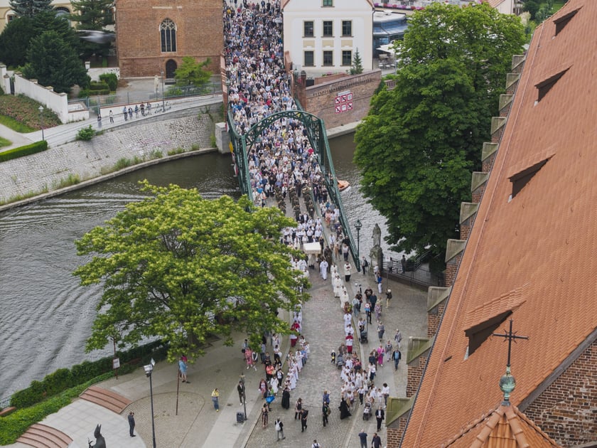 Boże Ciało 2025, uroczysta procesja