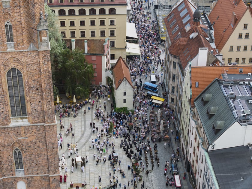 Boże Ciało 2025, uroczysta procesja