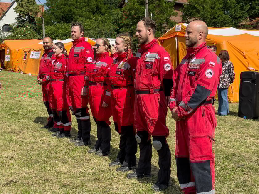 Inauguracja manewr&oacute;w PCK w Malczycach