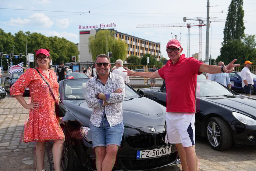 Meta Ogólnopolskiego Charytatywnego Rajdu Cabrio  na Zajezdni Popowice