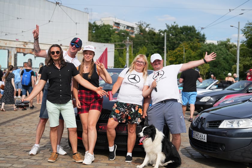 Meta Ogólnopolskiego Charytatywnego Rajdu Cabrio  na Zajezdni Popowice