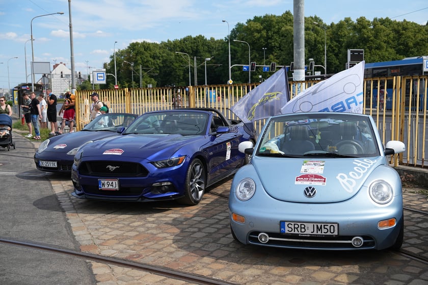 Meta Ogólnopolskiego Charytatywnego Rajdu Cabrio  na Zajezdni Popowice