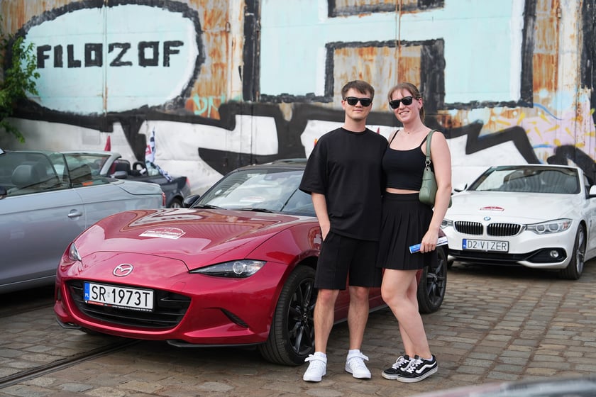 Meta Ogólnopolskiego Charytatywnego Rajdu Cabrio  na Zajezdni Popowice