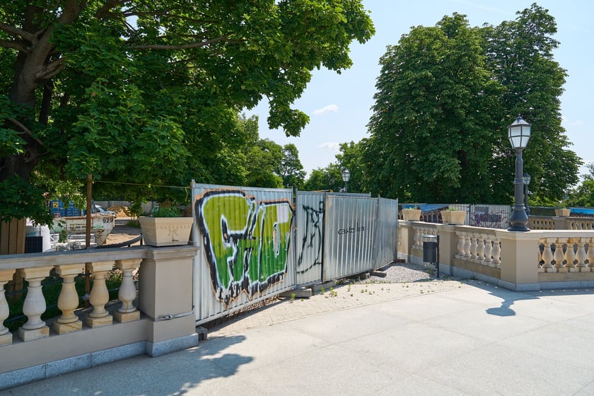 Drugi etap remontu na Bastionie Sakwowym, 12 czerwca 2025