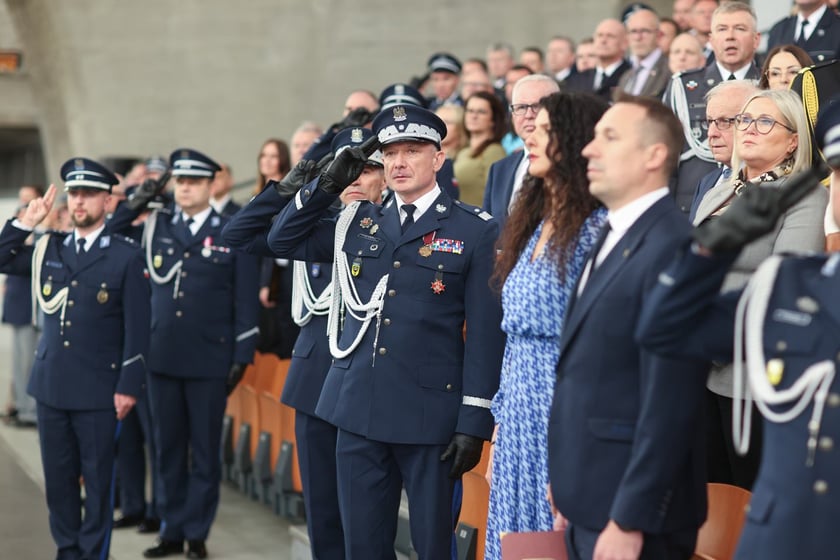 Święto Policji 2025. Wojewódzkie uroczystości w Hali Stulecia, 17 lipca