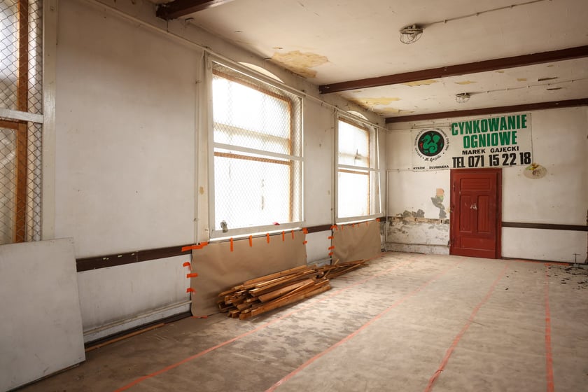 Zabytkowa hala Lotnika w remoncie, 23 lipca 2025