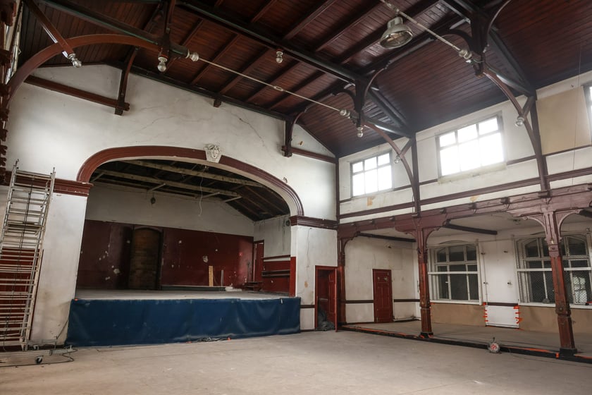Zabytkowa hala Lotnika w remoncie, 23 lipca 2025