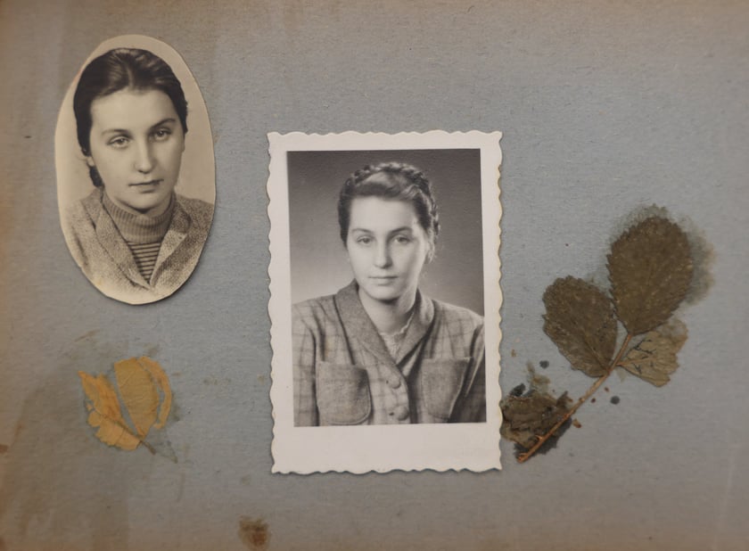 Pani Maria w młodości.