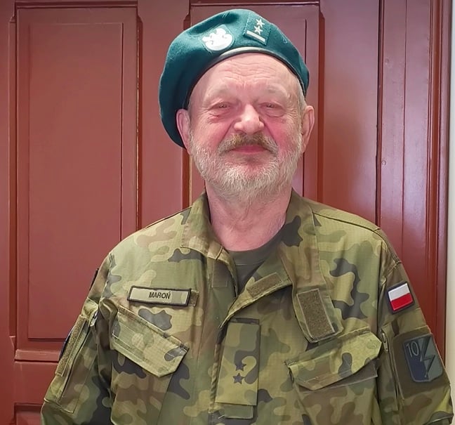 Profesor Jerzy Maroń, historyk wojskowości z Uniwersytetu Wrocławskiego
