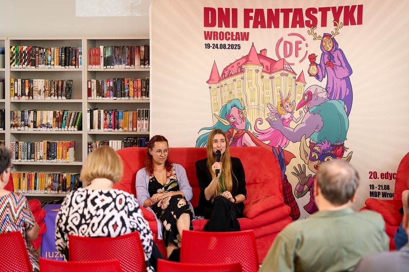 Konferencja prasowa zapowiadająca tegoroczną edycję Dni Fantastyki, Mediateka, 11 sierpnia