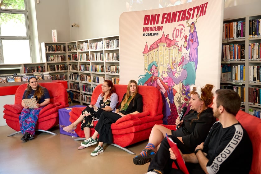 Konferencja prasowa zapowiadająca tegoroczną edycję Dni Fantastyki, Mediateka, 11 sierpnia
