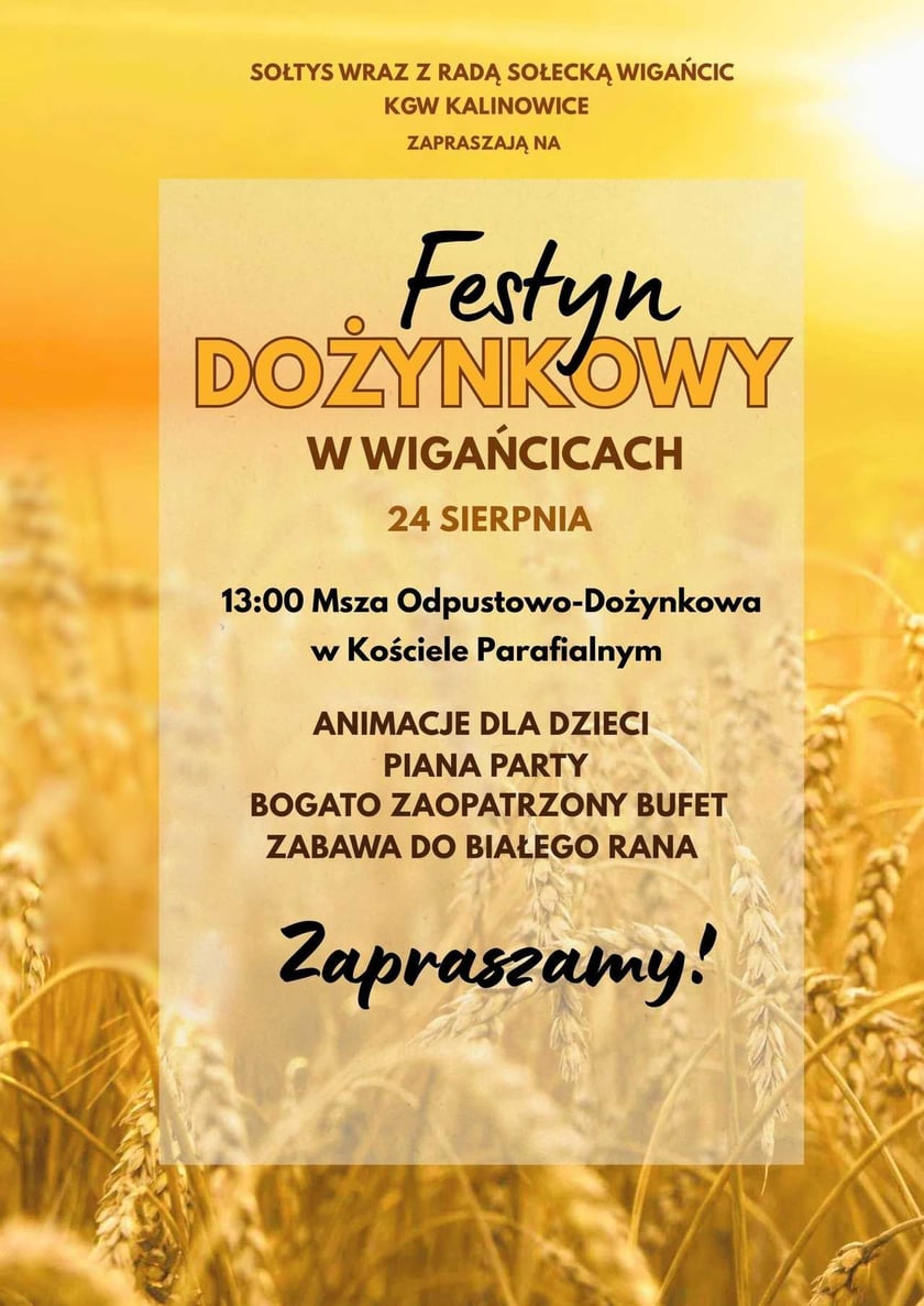 Program wydarzenia