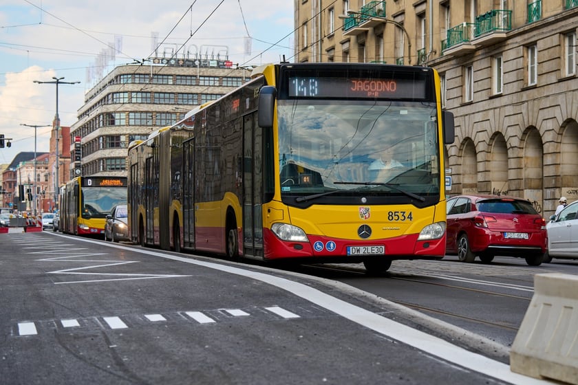 Przebudowany na wiedeński przystanek Arkady (Capitol) na kilka dni przed otwarciem (sierpień 2025)