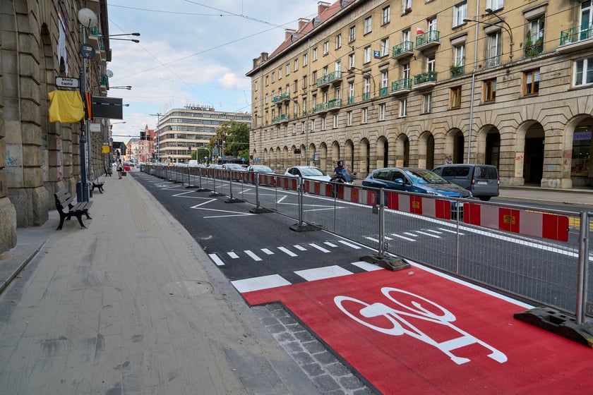 Przebudowany na wiedeński przystanek Arkady (Capitol) na kilka dni przed otwarciem (sierpień 2025)