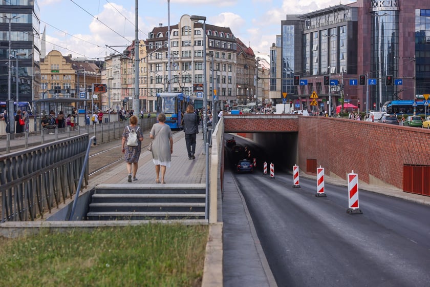 Końcówka remontu tuneli przy pl. Dominikańskim, wtorek 19 sierpnia 2025