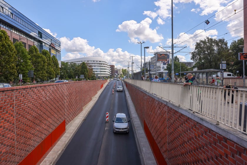 Końcówka remontu tuneli przy pl. Dominikańskim, wtorek 19 sierpnia 2025