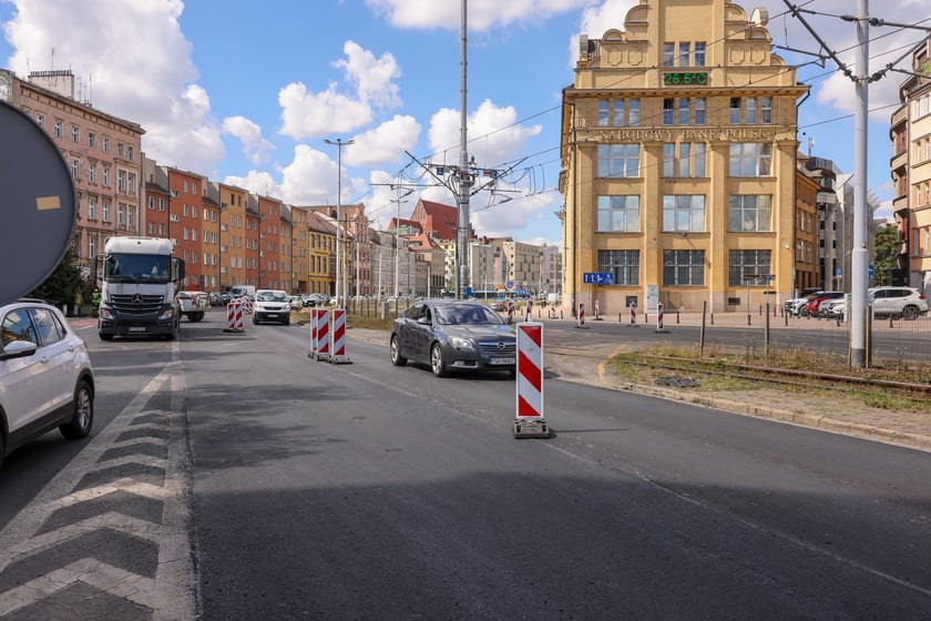 Końcówka remontu tuneli przy pl. Dominikańskim, wtorek 19 sierpnia 2025
