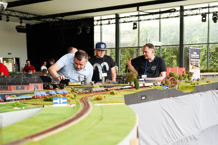 Makieta Klubu Sympatyk&oacute;w Kolei w Centrum Kongresowym Hali Stulecia - 23 i 24 sierpnia